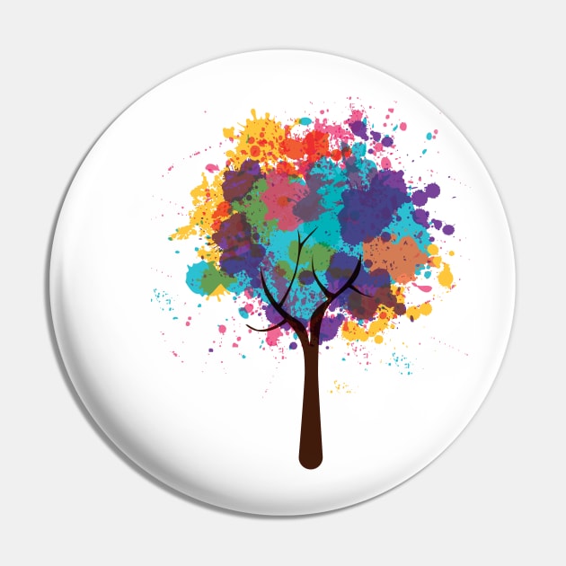 abstract colorful tree life Pin by Midoart