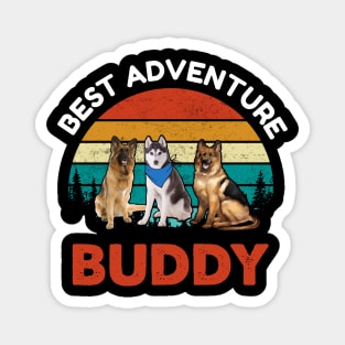 Best Adventure Buddy Adventure Dog Magnet