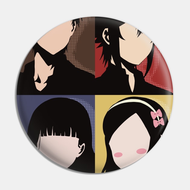 TOMO AIZAWA MINIMALIST DESIGN FROM TOMO CHAN IS A GIRL ANIME - Tomo Chan -  Pin