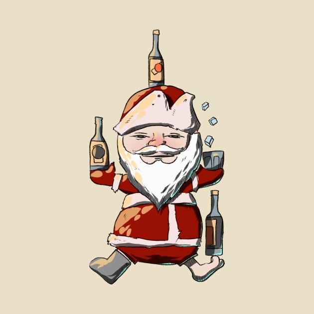 Drunk Santa Clous by Kotolevskiy