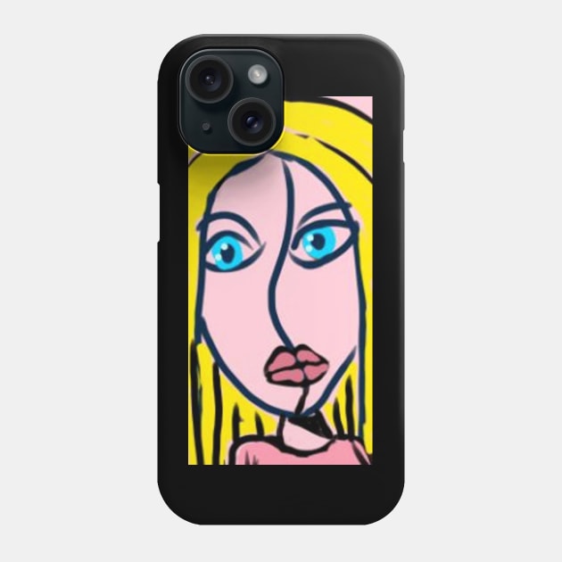 Picasso's Barbie Phone Case by Ray Nichols