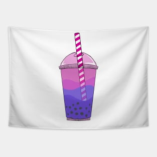 Taro bubble tea - boba tea Tapestry