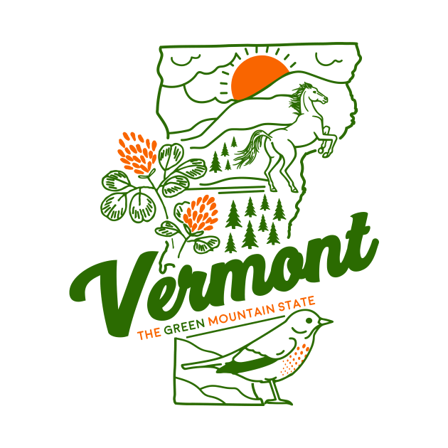 Vermont Green State by luckybengal