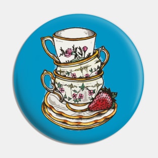 Teacup Trio Pin