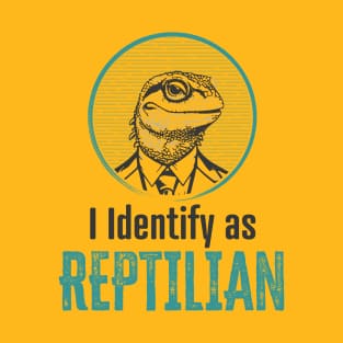 Identify Reptilian (light) T-Shirt