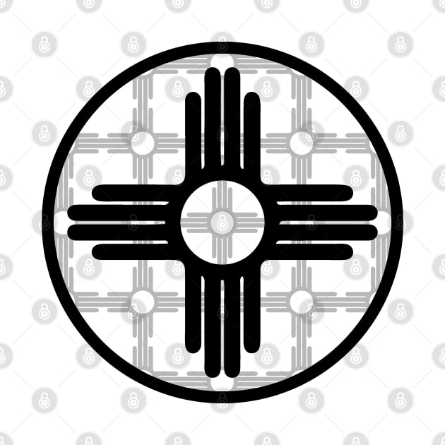 Zia Symbol Pattern - New Mexico Flag by DeadBeatElite