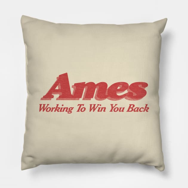 Ames Department Store Pillow by Turboglyde