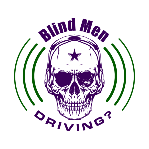 Blind Men Driving Headphone Tee by blindmendriving