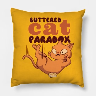 Buttered Cat Paradox Pillow