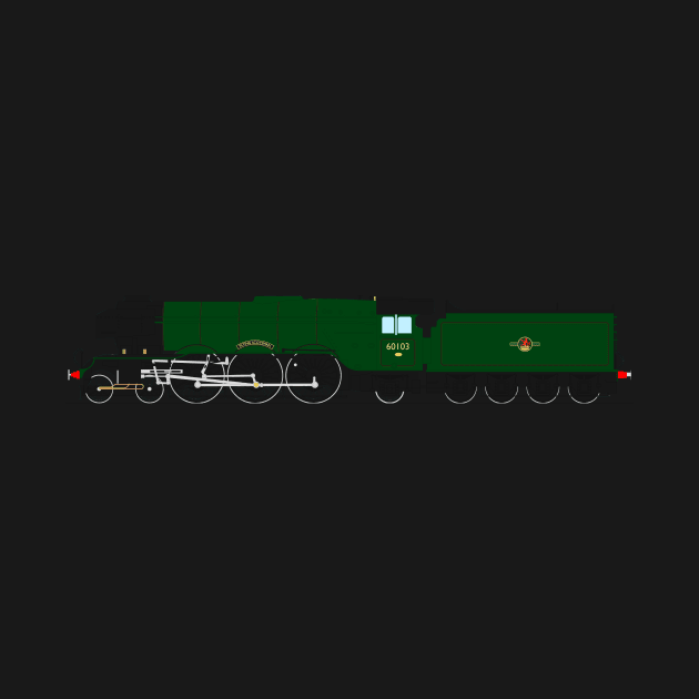 Flying Scotsman Steam Locomotive 60103 LNER A3 by ontherails