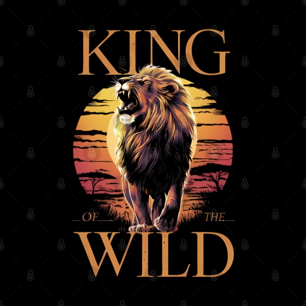 Lion With Words: King of the Wild (b) by coollooks