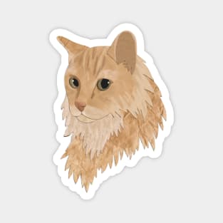 Fritz the orange cat Magnet