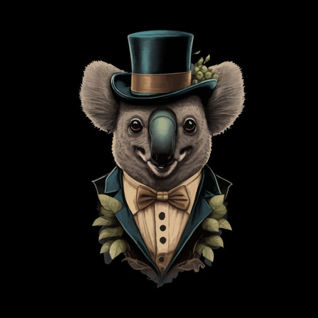 Koala with top hat by K3rst