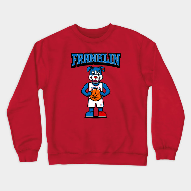 Philadelphia 76ers basketball mascot Franklin the dog shirt, hoodie,  sweater and v-neck t-shirt