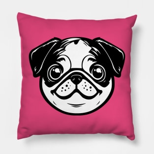 Petunia Pug Pillow