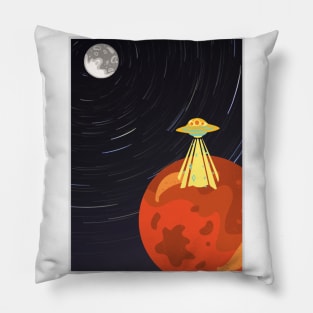 E.T Aliens space shuttle from Mars Pillow