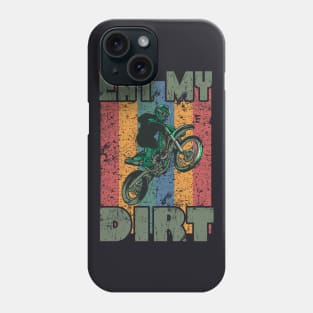 Motocross Motocrosser retro Dirt Bike Slogan Phone Case