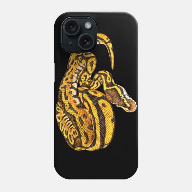 Ball Python Phone Case by Tim Jeffs Art