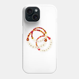 Red Friendship Bracelet Phone Case