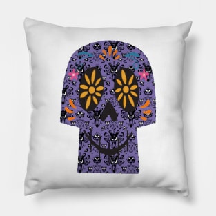 Coco Haunted Mansion Skull Pillow