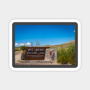 Big Bend National Park Sign Magnet