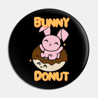 Cute bunny donut Pin