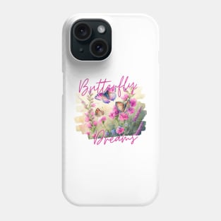 Pink Butterfly Dreams Phone Case