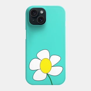 White and Yellow Daisy Phone Case