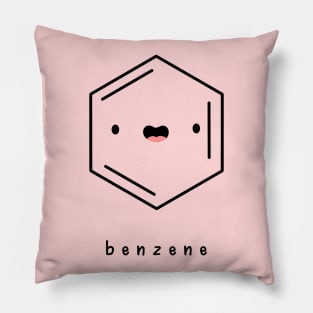 Kawaii Benzene Hydrocarbon Ring Pillow