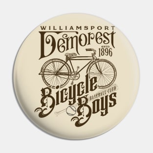 Williamsport Demorest Bicycle Boys Pin