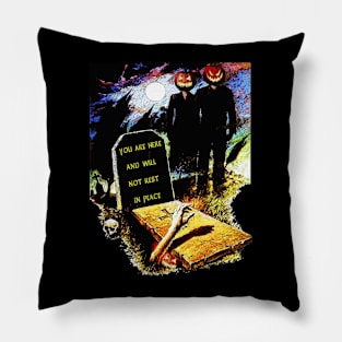 The Night of the Living Pumpkins Pillow