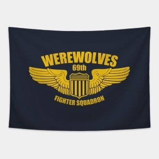 69th Fighter Squadron - Werewolves Tapestry