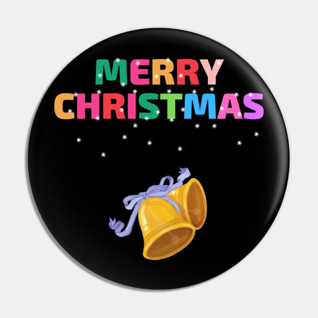 Christmas Bell Pin by Astroidworld