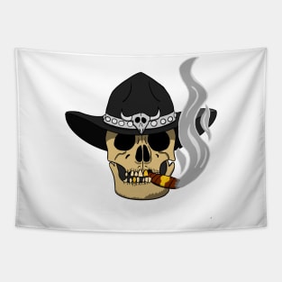 Western Skull Tapestry