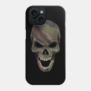 Camo skull Phone Case