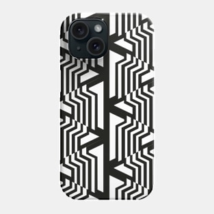 Geometric pattern triangle art deco Phone Case