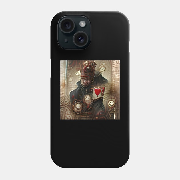 King of Hearts Phone Case by Roguex