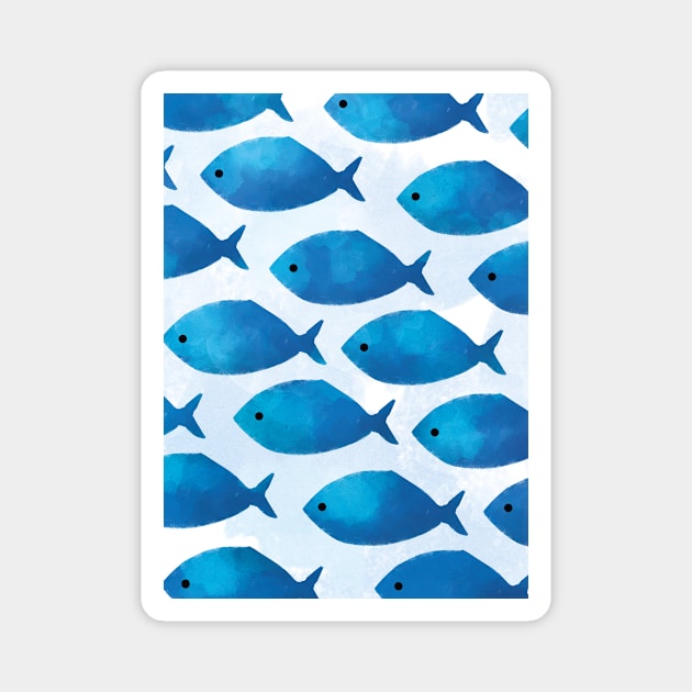 Fishes Magnet by DUST2196