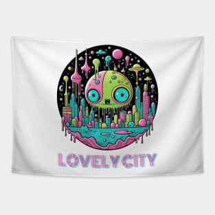 Lovely City Tapestry