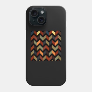 Geometric fall colours Phone Case