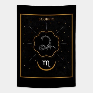 Scorpio | Astrology Zodiac Sign Design Tapestry