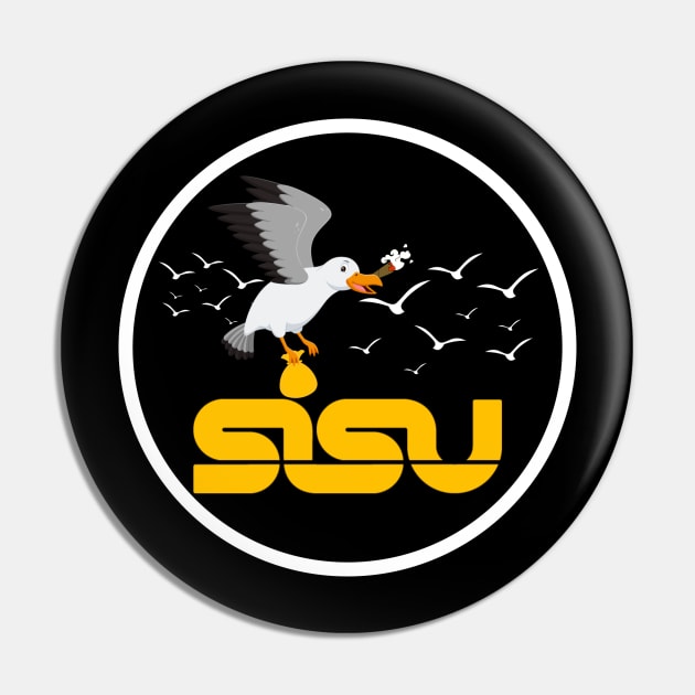 The SIgull has landed Pin by SISU Extracts