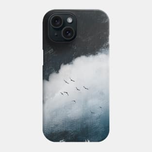 Painted Cloud Abstract Phone Case