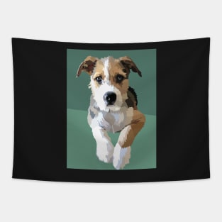 Terrier beagle cute dog 2 Tapestry