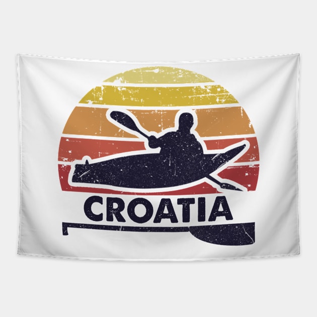 Croatia kayaking gift Tapestry by SerenityByAlex