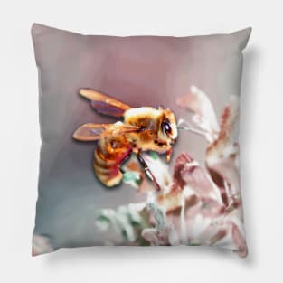 Bee & flower Pillow
