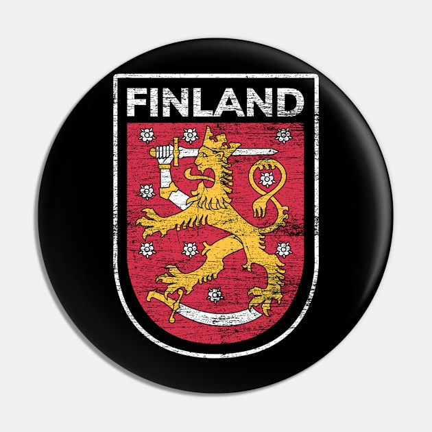 Finland Scandinavian Retro Finnish Pin by ShirtsShirtsndmoreShirts