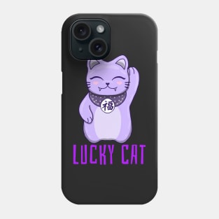 Lucky Cat, positive design Phone Case