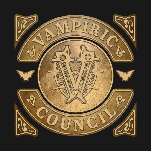 Vampiric Council Brass Emblem by Vault Emporium