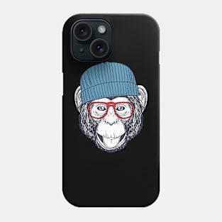 Hand drawn monkey Phone Case